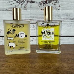 Guinot Paris Eau Mirific PASSIONFLOWER Body Mist & Hair Oil RARE Set 3.3 fl oz